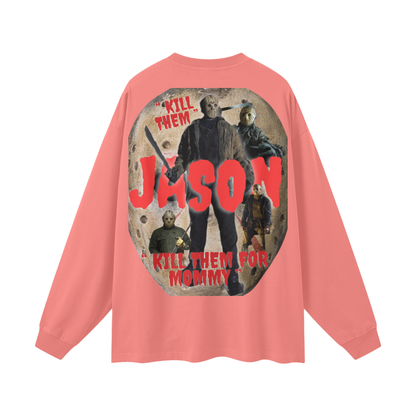 “ Jason “ Streetwear Unisex 305G FOG 100% Cotton Long Sleeve Tee