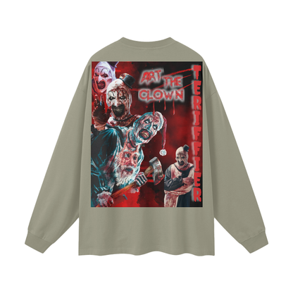 Terrifier Streetwear Unisex 305G FOG 100% Cotton Long Sleeve Tee