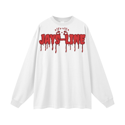 “ Jason “ Streetwear Unisex 305G FOG 100% Cotton Long Sleeve Tee